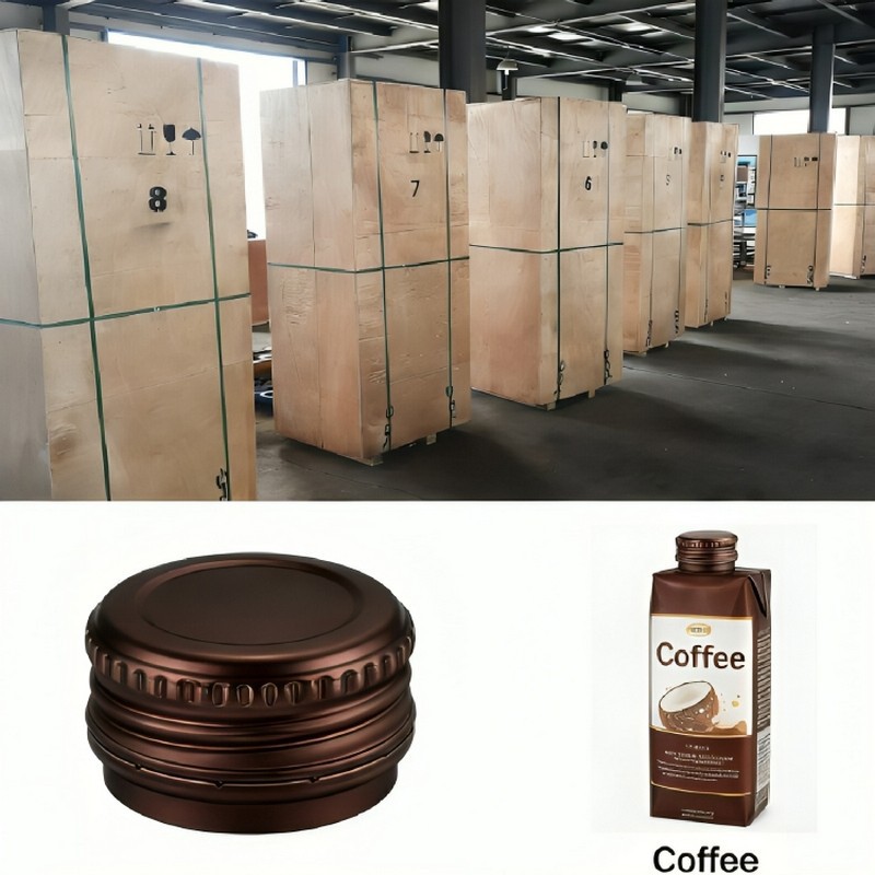 কফি টেম্পার-স্পষ্ট ক্যাপ প্রোডাকশন লাইন