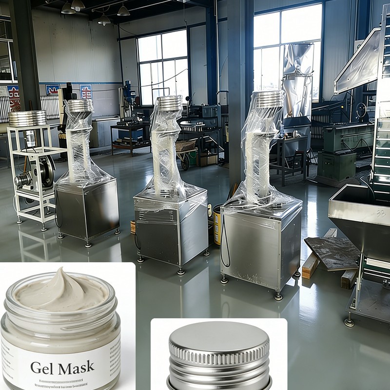 জেল মাস্ক থ্রেডেড ক্যাপ উত্পাদন লাইন