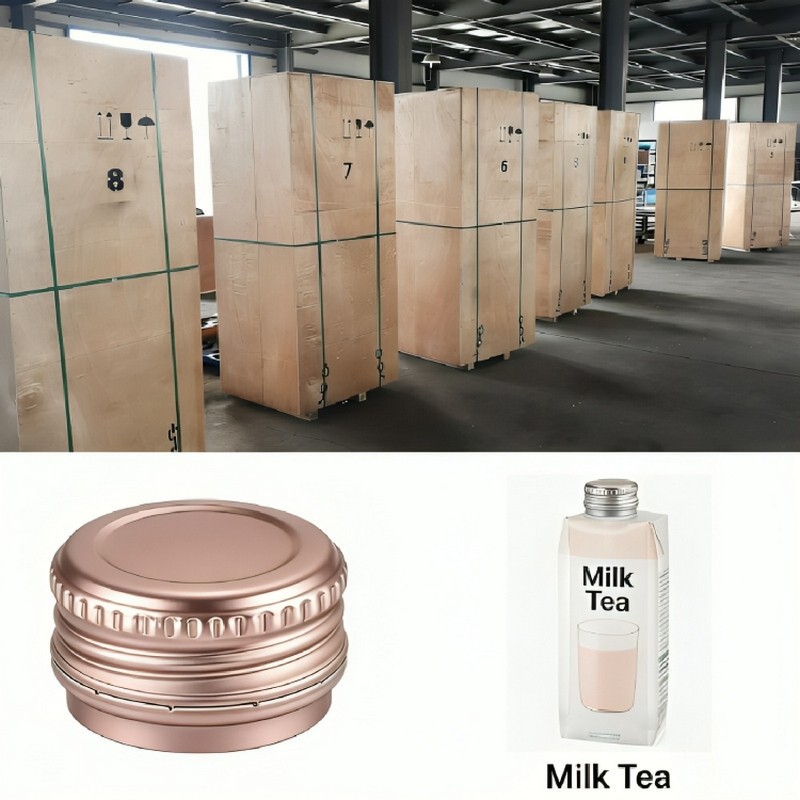 দুধ চা ট্যাম্পার-স্পষ্ট ক্যাপ উত্পাদন লাইন