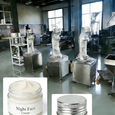 নাইট ফেস ক্রিম থ্রেডেড ক্যাপ উত্পাদন লাইন